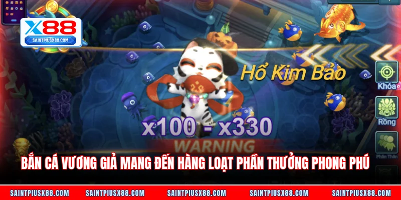 Bắn cá vương giả mang đến hàng loạt phần thưởng phong phú