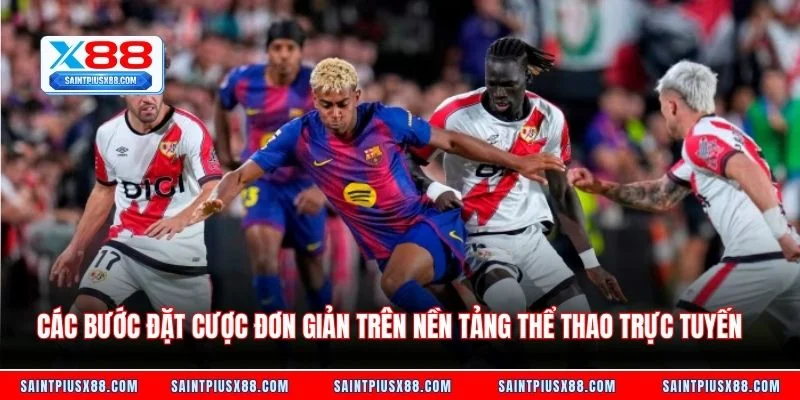 Các bước đặt cược đơn giản trên nền tảng thể thao trực tuyến